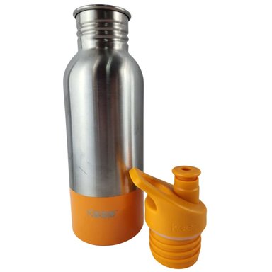 BOTELLA METALICA KEEP 600ML KEEP BEBIDAS DEPORTE NARANJA - 5