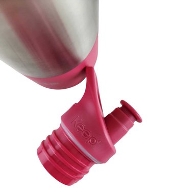 BOTELLA METALICA KEEP 600ML KEEP BEBIDAS DEPORTE ROSA - 6