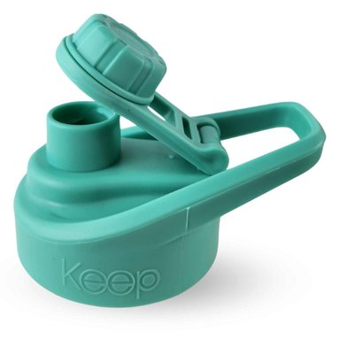 BOTELLA KEEP 470ML VIDRIO PROTECTOR AGUA DEPORTES OUTDOOR TURQUESA - 5