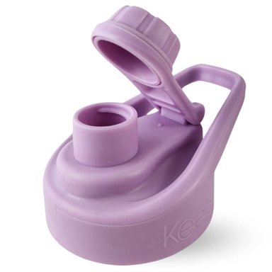 BOTELLA KEEP 470ML VIDRIO PROTECTOR AGUA DEPORTES OUTDOOR LILA - 6