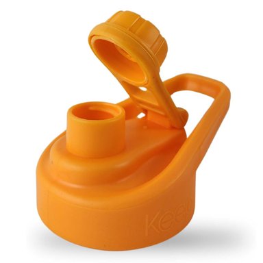 BOTELLA KEEP 470ML VIDRIO PROTECTOR AGUA DEPORTES OUTDOOR NARANJA - 7
