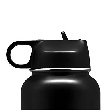 BOTELLA INSULADA KEEP 1LITRO HIDRATACION DEPORTE NEGRO - 3