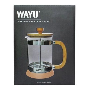 PRENSA FRANCESA 800ML WAYU CAFETERIA CAFE MESA COCINA - 4