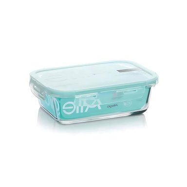 CONTENEDOR ALIMENTOS HERMETICO RECTANGULAR 420ML VIDRIO ALLEGRA - 2