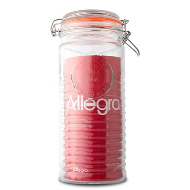 FRASCO VIDRIO ALLEGRA TAPA CLIP 1400ML TRANSPARENTE CONTENEDOR - 1