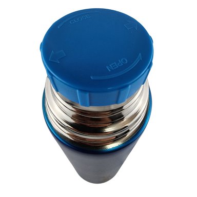TERMO MEGA SLIM IV 1L ACERO INOXIDABLE TE EN COLOR CAFE OUTDOOR AZUL - 6