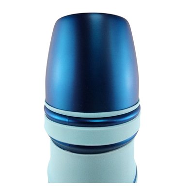 TERMO MEGA SLIM II 1L ACERO INOXIDABLE BEBIDAS CALIENTES FRIAS AZUL - 4