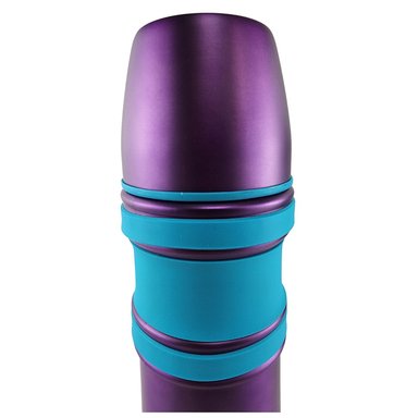 TERMO MEGA SLIM II 1L ACERO INOXIDABLE BEBIDAS CALIENTES FRIAS MORADO - 4