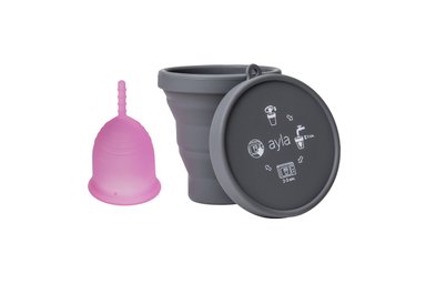 COPA MENSTRUAL AYLA CON ESTERILIZADOR ESTÁNDAR 25MM - 2