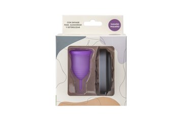COPA MENSTRUAL AYLA CON ESTERILIZADOR PEQUEÑA 20MM - 1