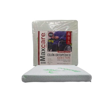COJÍN MAXCARE COE004 ORTOPÉDICO ASIENTO PRIME 40X40X4 CM BLANCO - 4