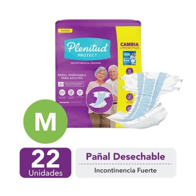 PAÑAL ADULTO PLENITUD 22 UNID M - 2