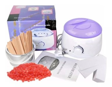 CALENTADOR CERA DEPILATORIA + 300G CERA ELASTICA + 100BANDAS - 1