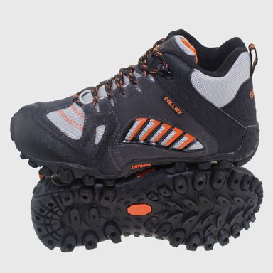 ZAPATILLAS NIÑO VIA FRANCA OUTDOOR GRIS CUERO ART. 4HY01007A - 4