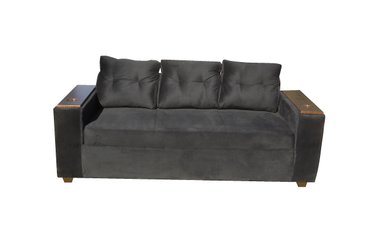 SOFA ALMORE SPA WILSON 3 CUERPOS LINO + 2 POUF - 2