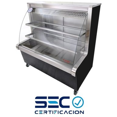 MESÓN REFRIGERADO MEDIALUNA 1.2 MT CERTIFICADO - 1