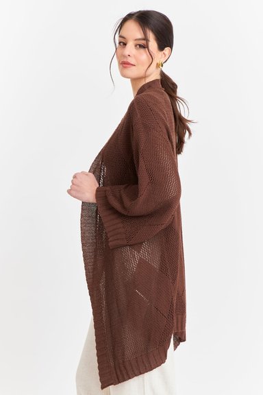 TAPADO TEJIDO TIPO CROCHET CAFE NICOPOLY - 3
