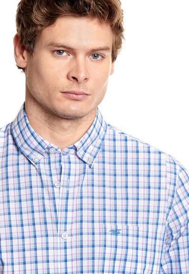 CAMISA CHECKERED SEATTLE PINK - 4