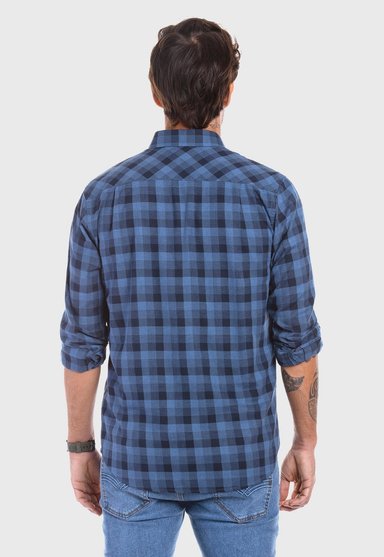 CAMISA CHECKERED DAKOTA F STEEL - 3