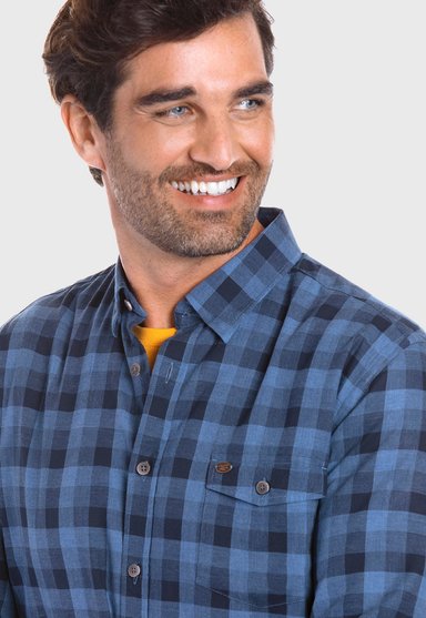 CAMISA CHECKERED DAKOTA F STEEL - 4