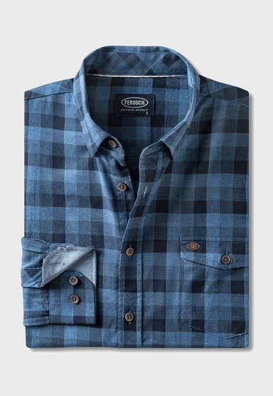 CAMISA CHECKERED DAKOTA F STEEL - 5