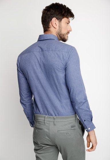 CAMISA ESTAMPADA F NAVY - 2