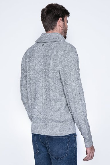 CARDIGAN CLIFTON F LT GREY - 2