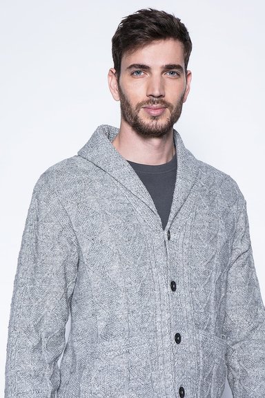 CARDIGAN CLIFTON F LT GREY - 3