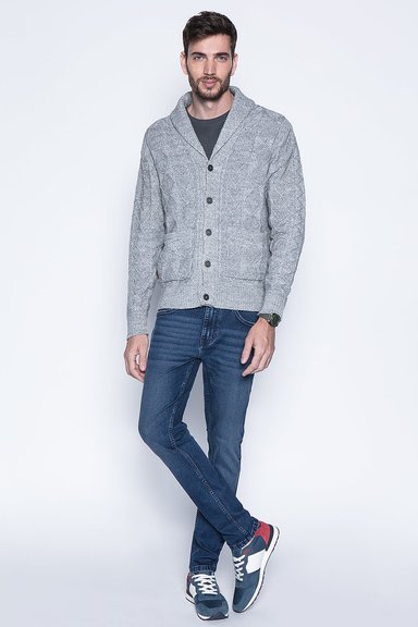 CARDIGAN CLIFTON F LT GREY - 4