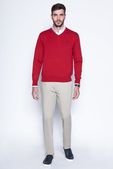SWEATER RED SMART CASUAL L/S - 4
