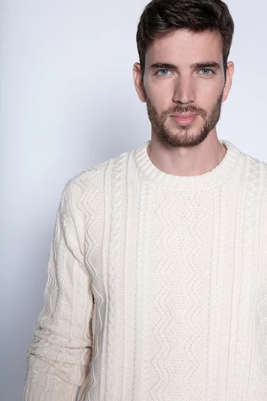 SWEATER BARLETT FJ CREAM - 3