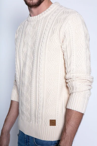 SWEATER BARLETT FJ CREAM - 5