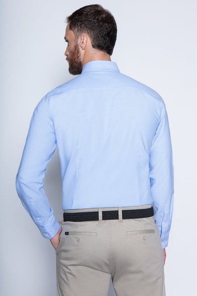 CAMISA SPORT OXFORD F BLUE - 2
