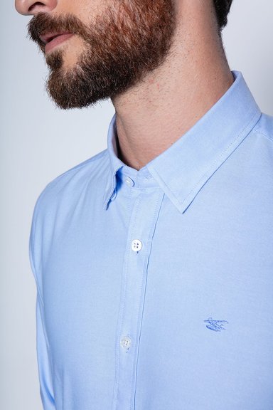 CAMISA SPORT OXFORD F BLUE - 5