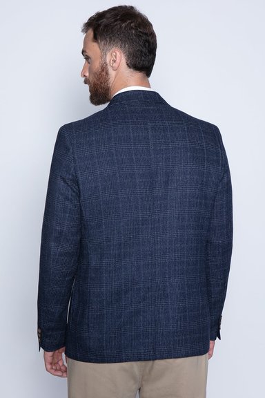 BLAZER CHECKERED ASPEN F MARINE - 2