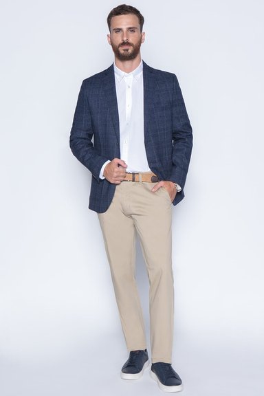 BLAZER CHECKERED ASPEN F MARINE - 4