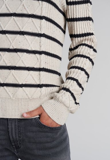 SWEATER PORTLAND F ECRU - 3
