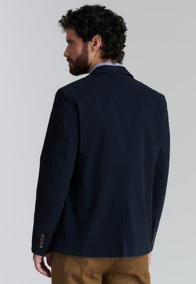 BLAZER ALGODÓN HOMBRE FEROUCH AZUL STANFORD F SMART CASUAL - 4