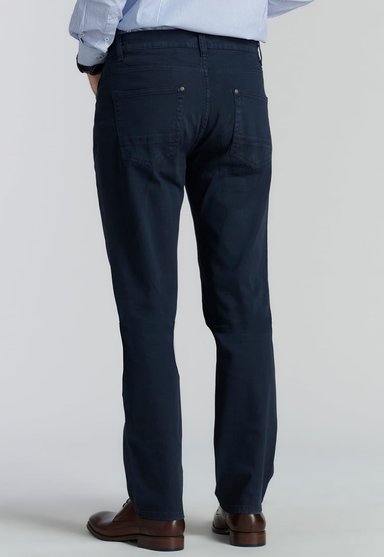 PANTALÓN ALGODÓN HOMBRE FEROUCH AZUL OKLAHOMA FR NAVY - 4