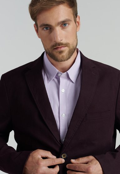 BLAZER ALGODÓN HOMBRE FEROUCH ROJO STANFORD F SMART CASUAL MERLOT - 3