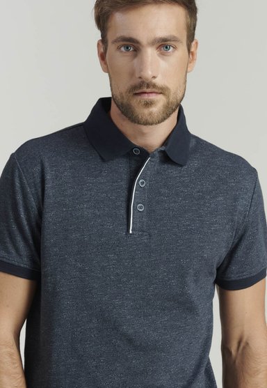 POLERA HOMBRE FEROUCH AZUL CLEVELAND FR MARINE - 3