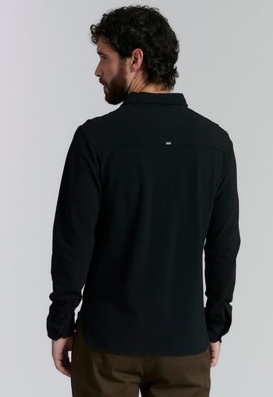 POLERA ALGODÓN HOMBRE FEROUCH NEGRO DENVER FJS BLACK - 4
