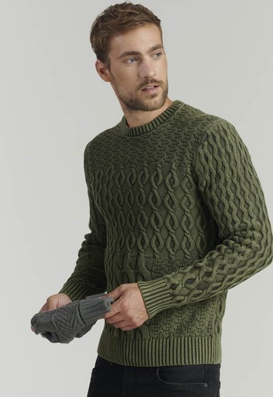 SWEATER HOMBRE FEROUCH VERDE PHOENIX FR MILITARY - 5