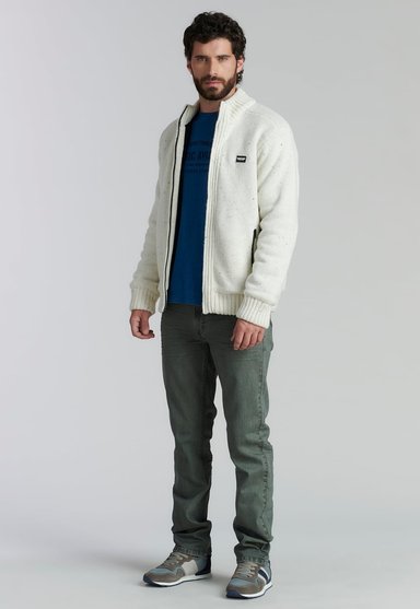 SWEATER HOMBRE FEROUCH BEIGE CLEARWATER FJS ECRU - 2