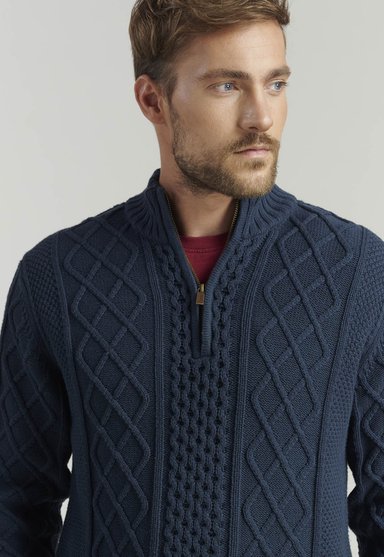 SWEATER HOMBRE FEROUCH AZUL CAMBRIDGE FR MARINE - 3