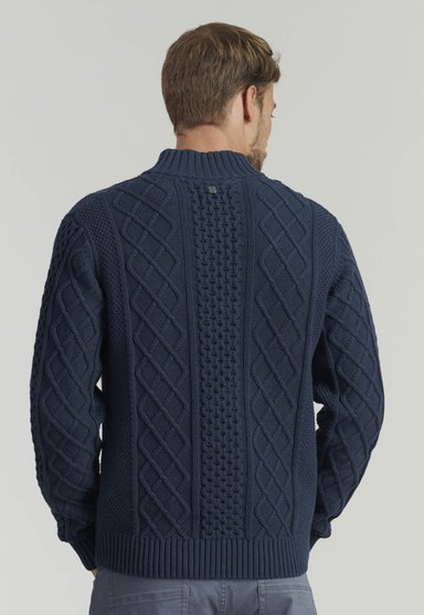 SWEATER HOMBRE FEROUCH AZUL CAMBRIDGE FR MARINE - 4