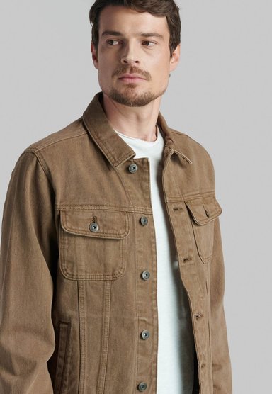 CHAQUETA TRUCKER SPORT BROWN - 3