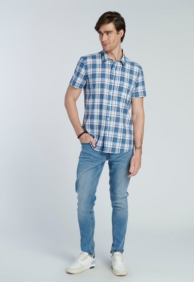 CAMISA BURDEOS BLUE - 2