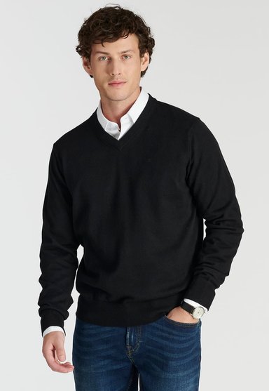 SWEATER HOMBRE NEW MAN NEGRO MERIDA HERITAGE BLACK - 1