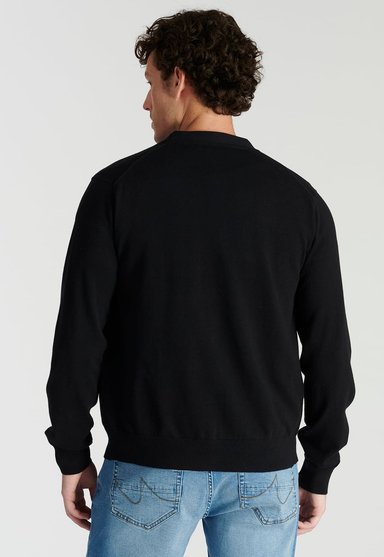 CÁRDIGAN HOMBRE NEW MAN NEGRO BOIRO HERITAGE BLACK - 4